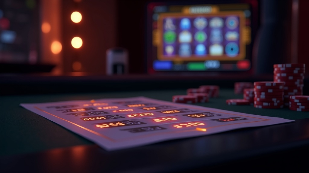 Casino-opstelling met limieten en bonusvoorwaarden in beeld